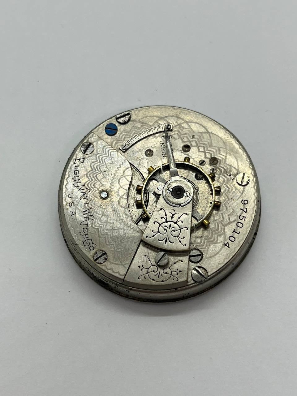 Elgin pocket watch movement 18s