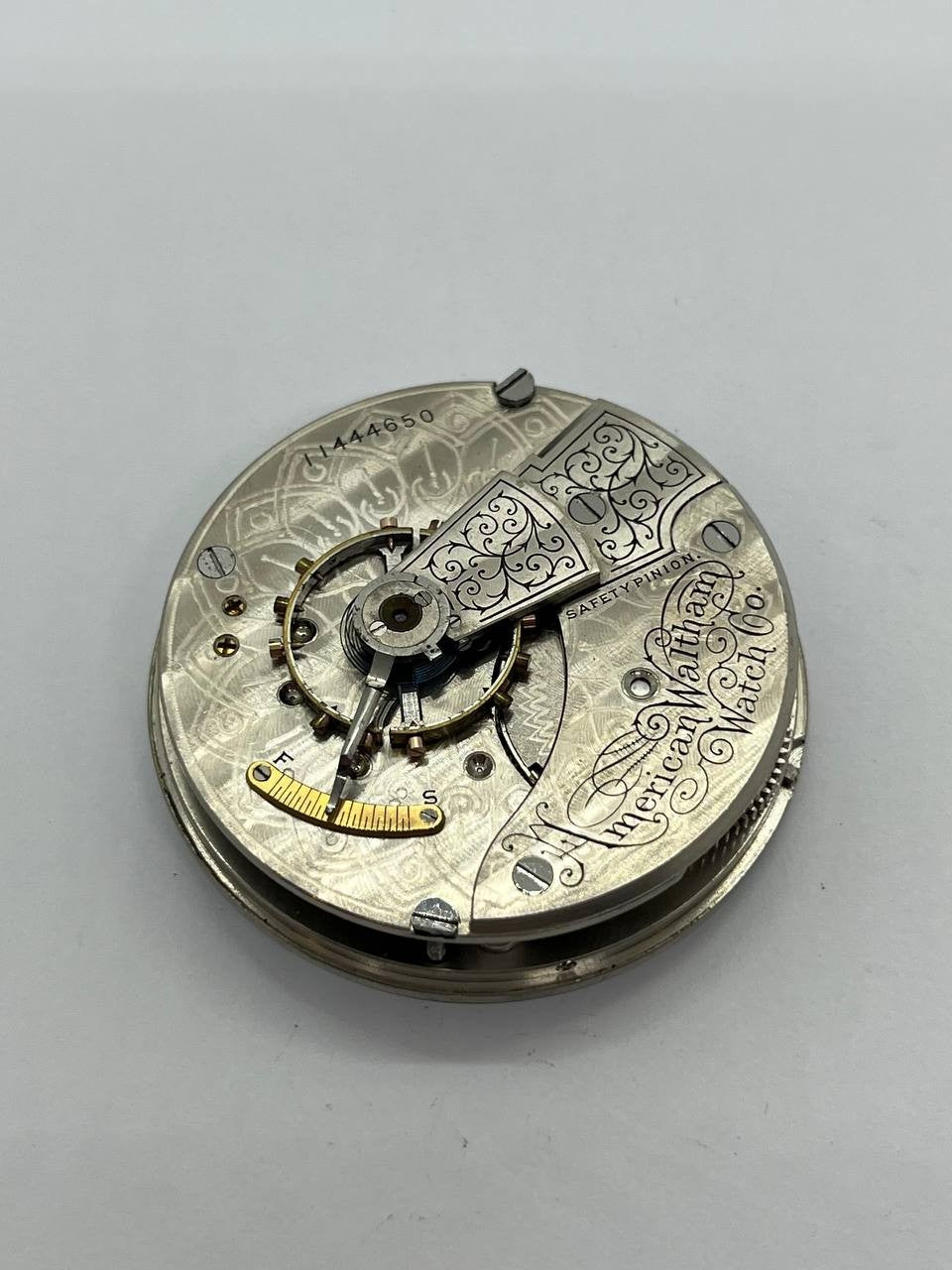 Waltham pocket watch movement 18s
