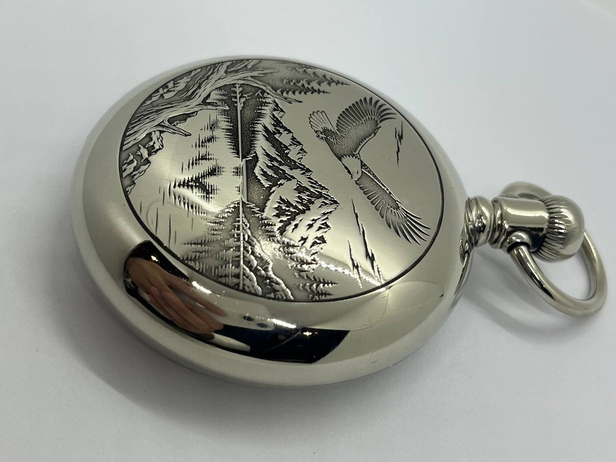 engraved pocket watch case 18s