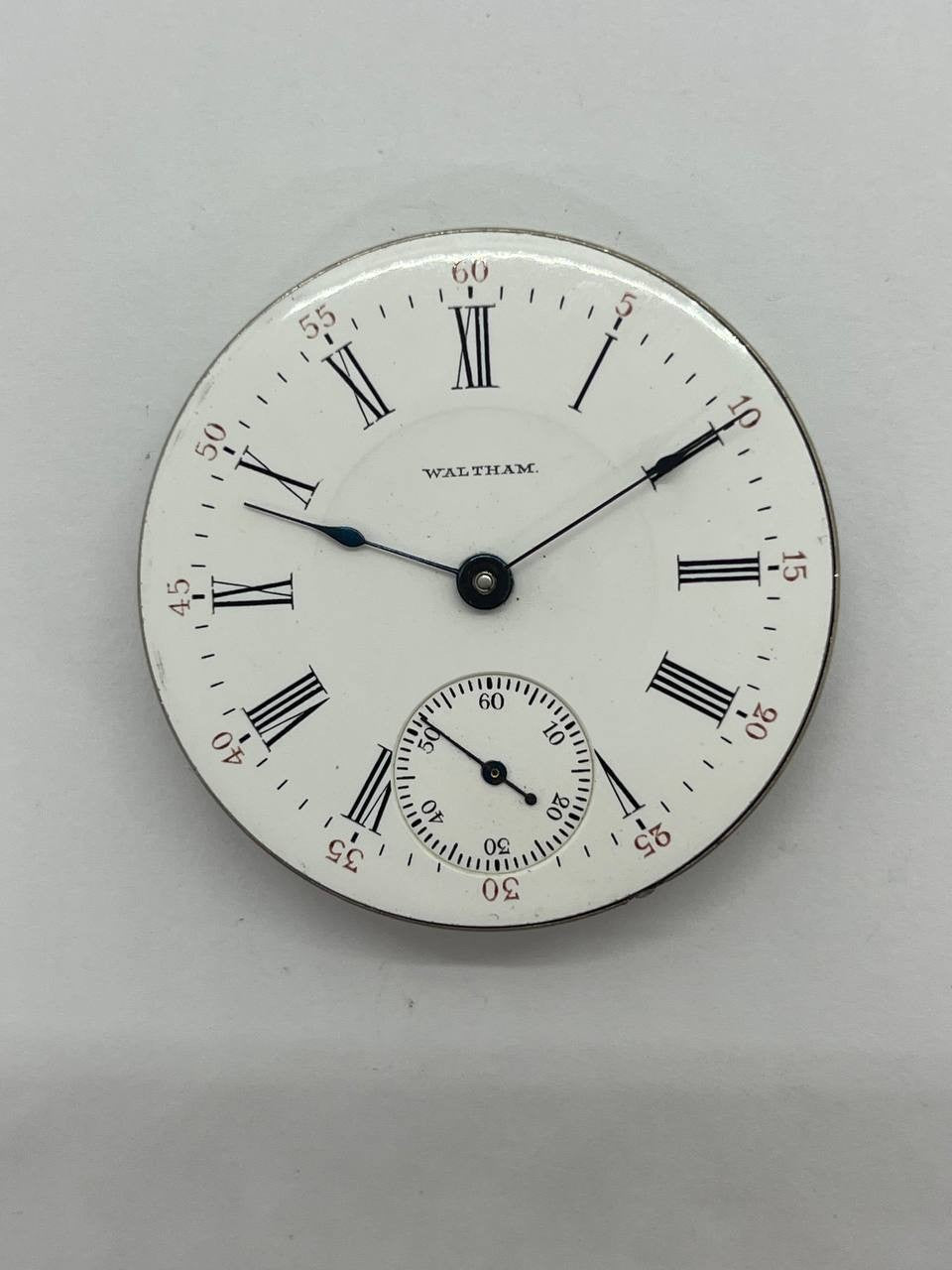 Waltham pocket watch movement 18s