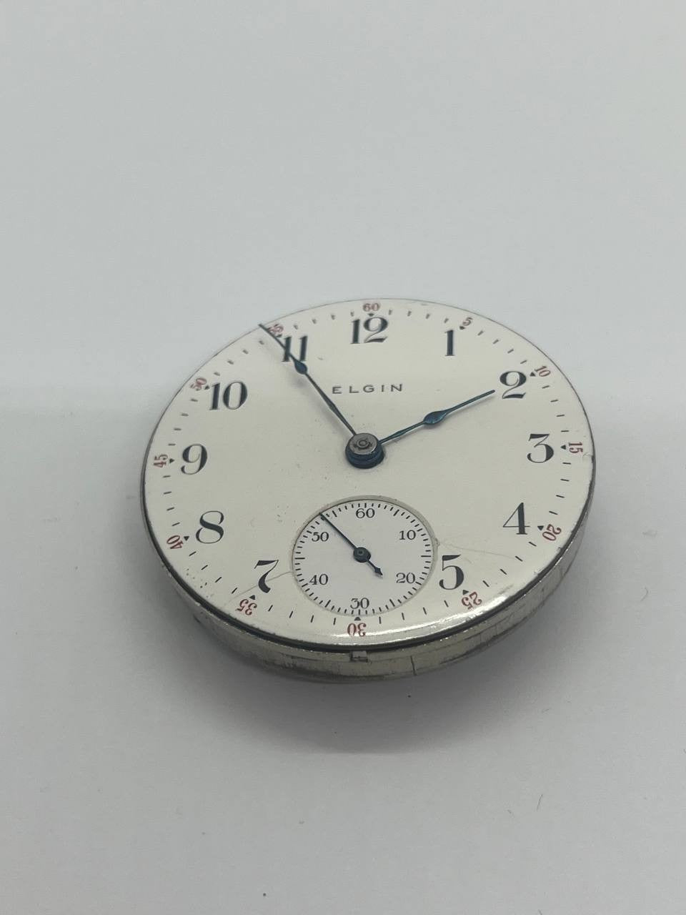 Elgin pocket watch movement 18s