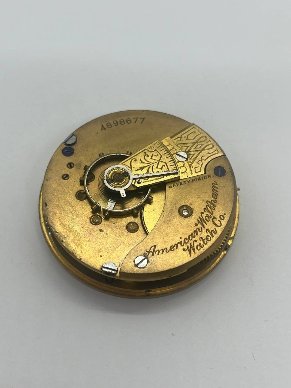 Waltham pocket watch movement 18s