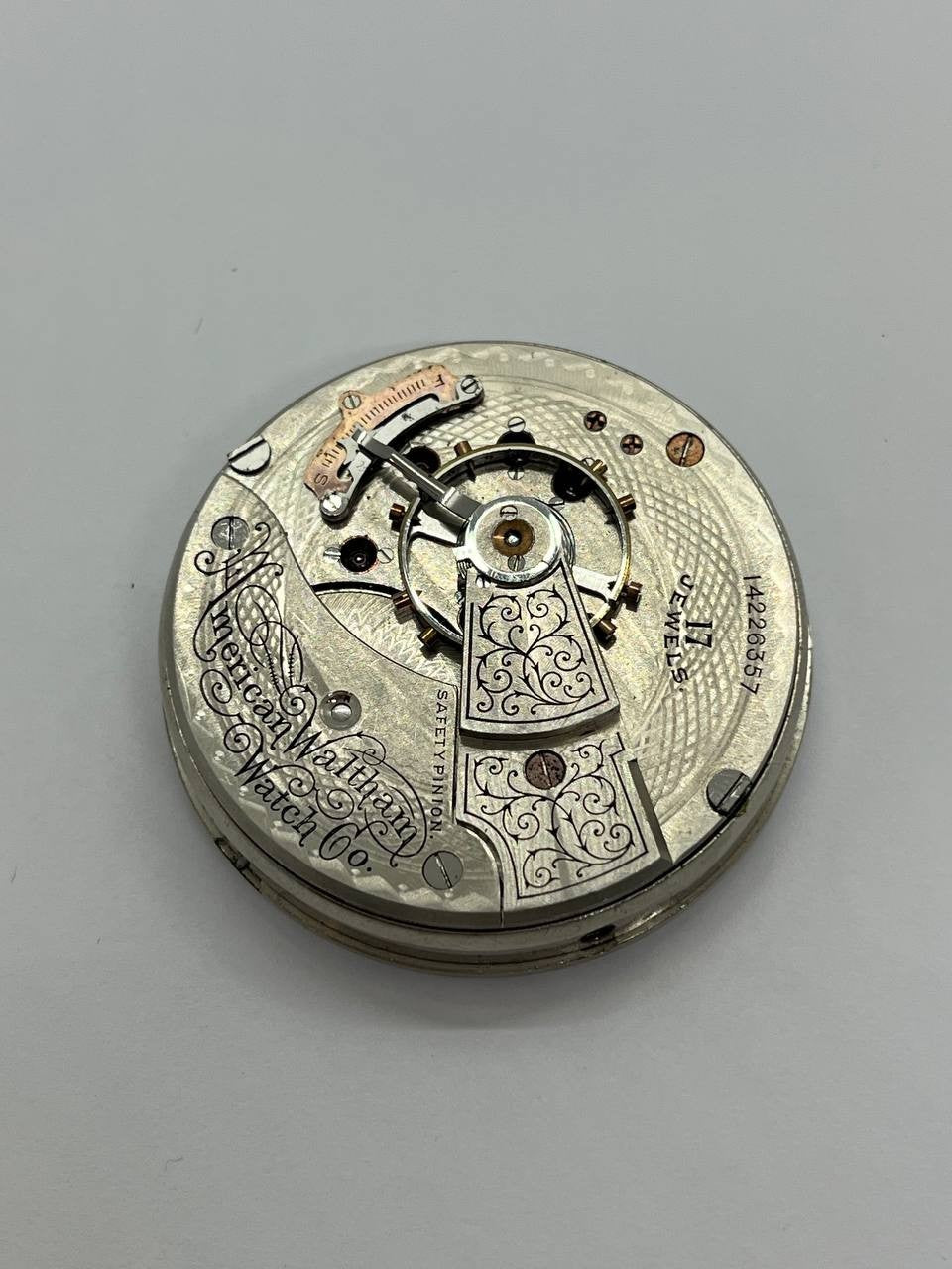 Waltham pocket watch movement 18s
