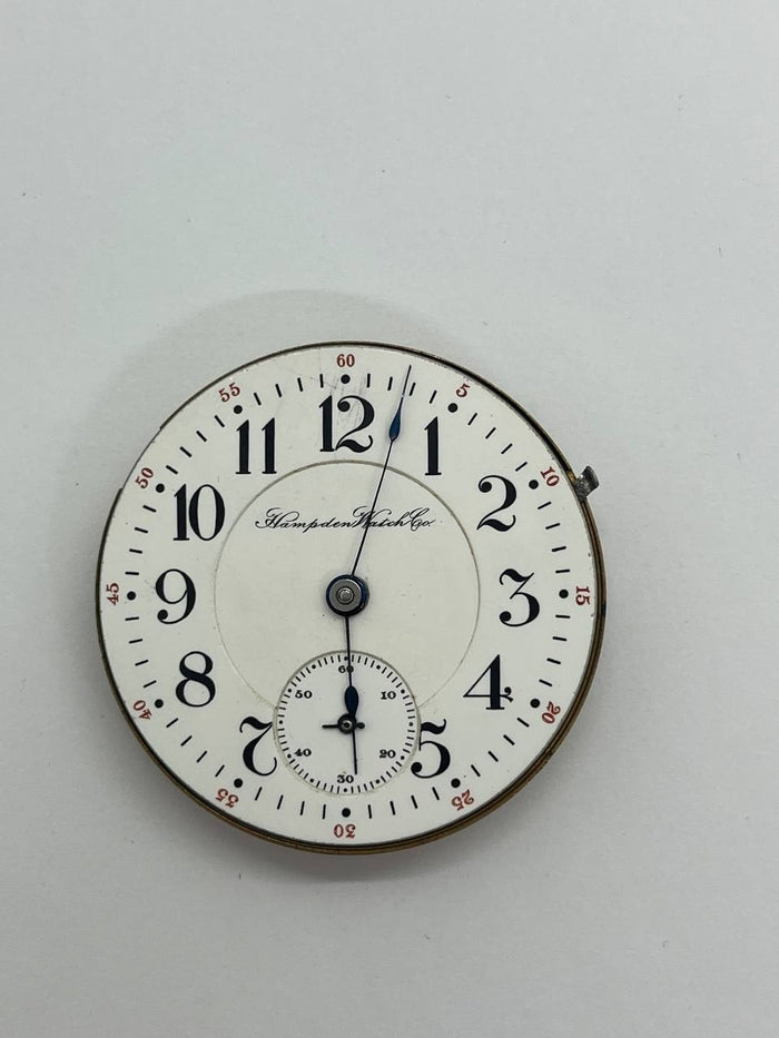 Hampden pocket watch movement 18s