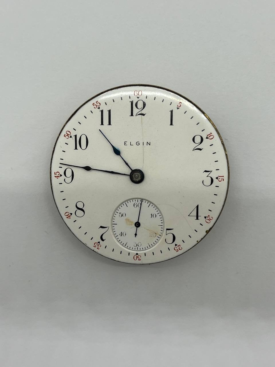 Elgin pocket watch movement 18s