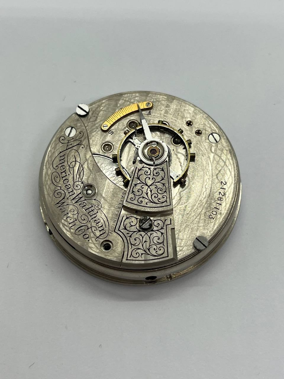 Waltham pocket watch movement 18s