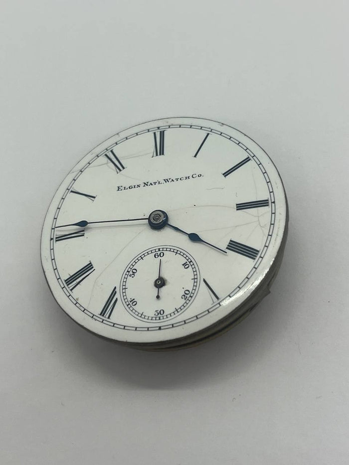 Elgin pocket watch movement 18s