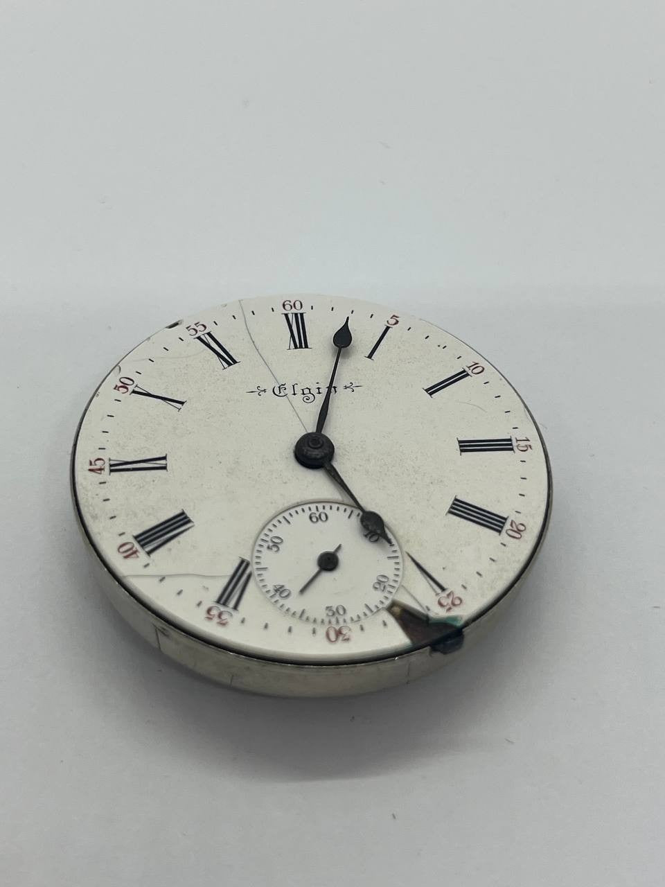 Elgin pocket watch movement 18s