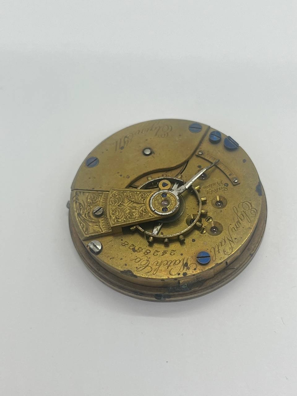 Elgin pocket watch movement 18s