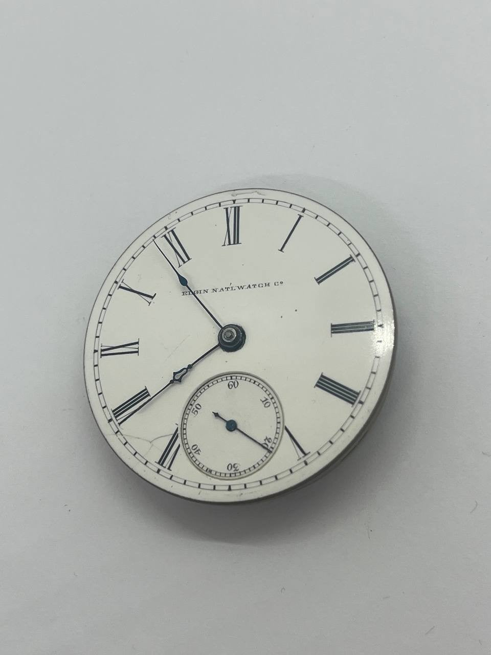 Elgin pocket watch movement 18s
