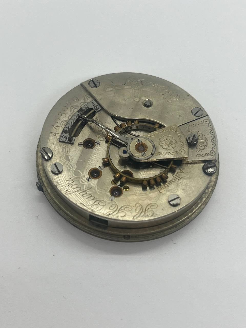 Elgin pocket watch movement 18s