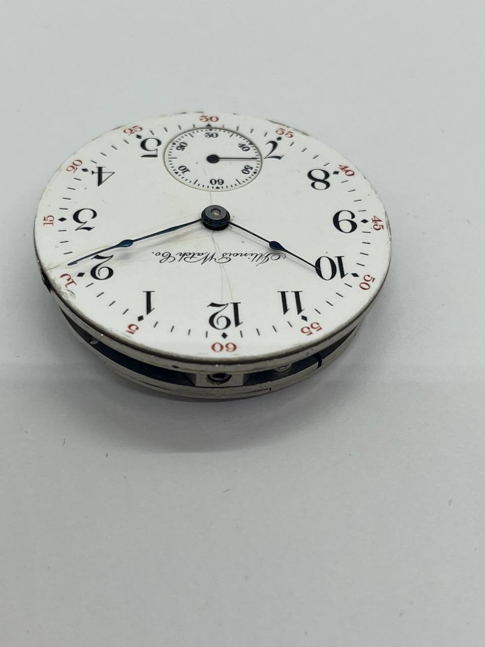 Illinois pocket watch movement 18s