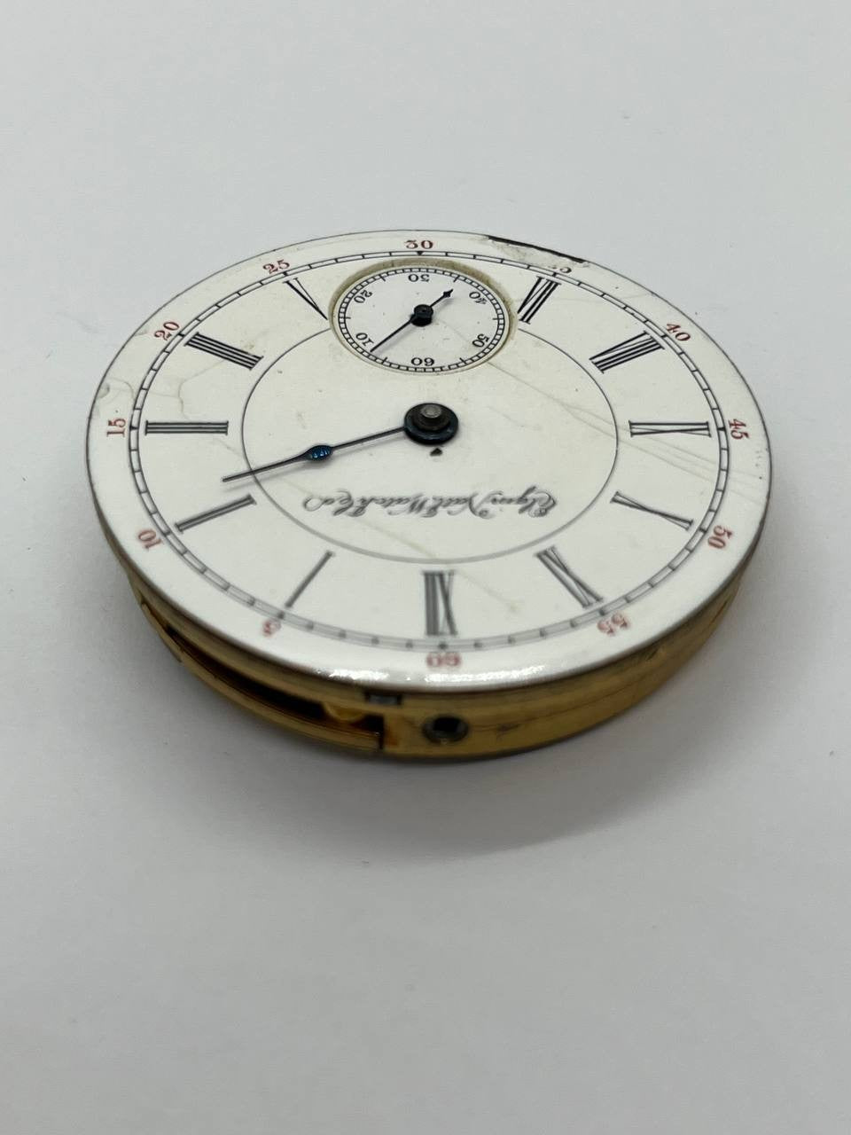 Elgin pocket watch movement 18s