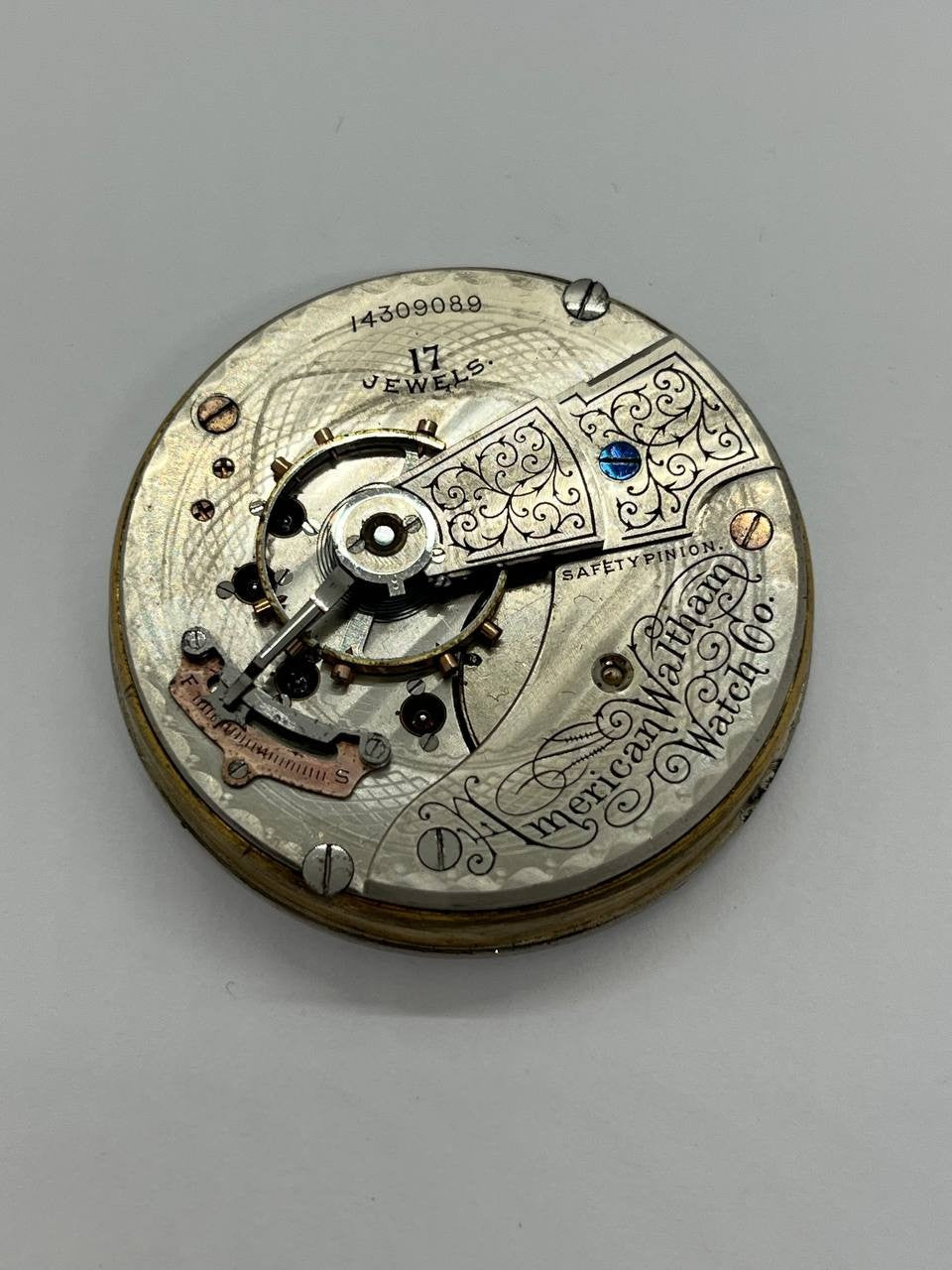 Waltham pocket watch movement 18s