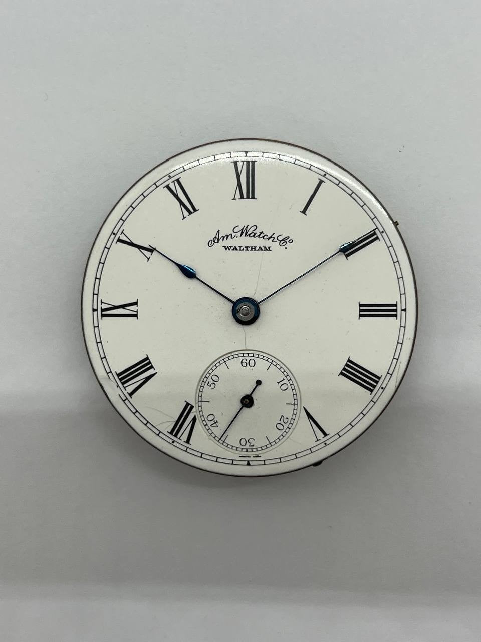 Waltham pocket watch movement 18s