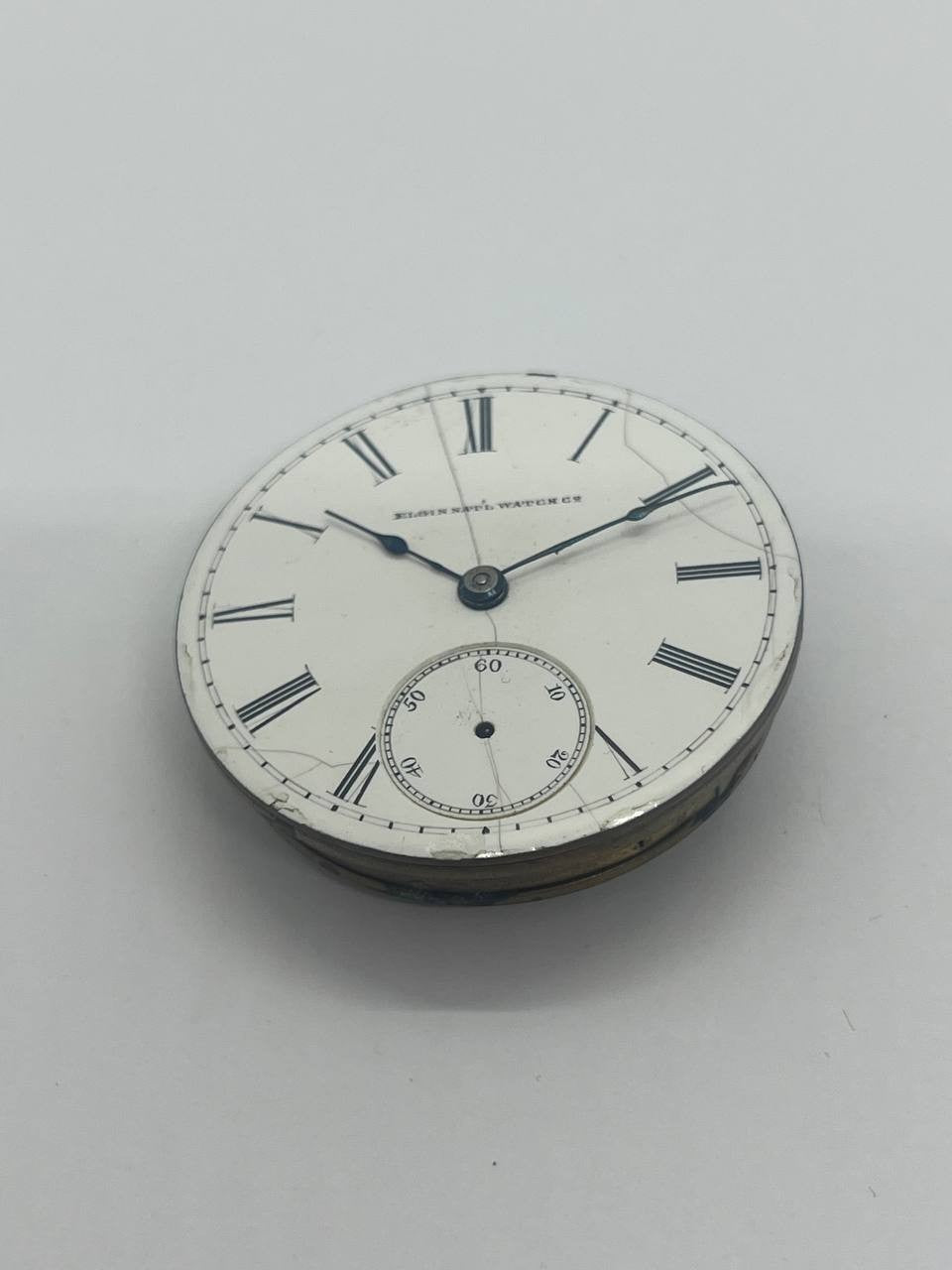 Elgin pocket watch movement 18s