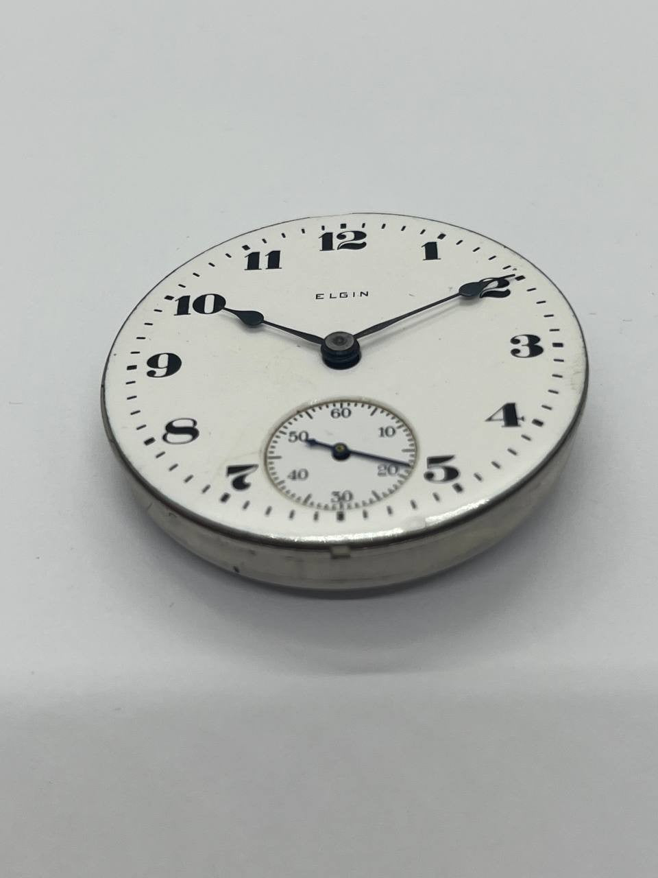 Elgin pocket watch movement 18s