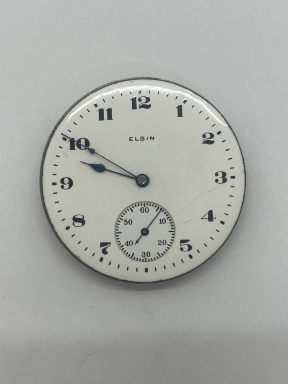 Elgin pocket watch movement 16s