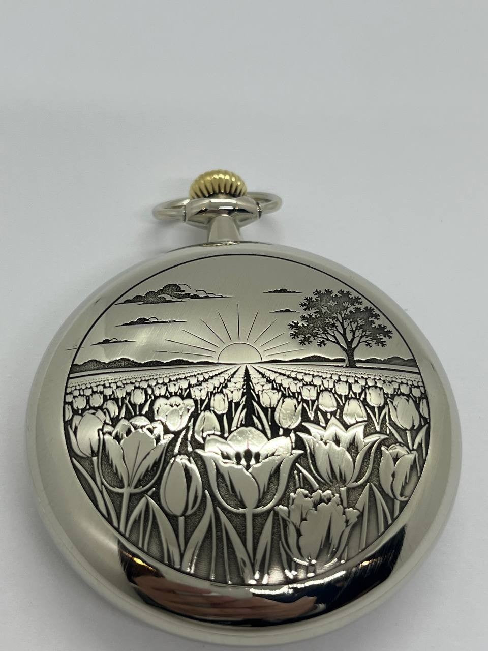 engraved pocket watch case 18s