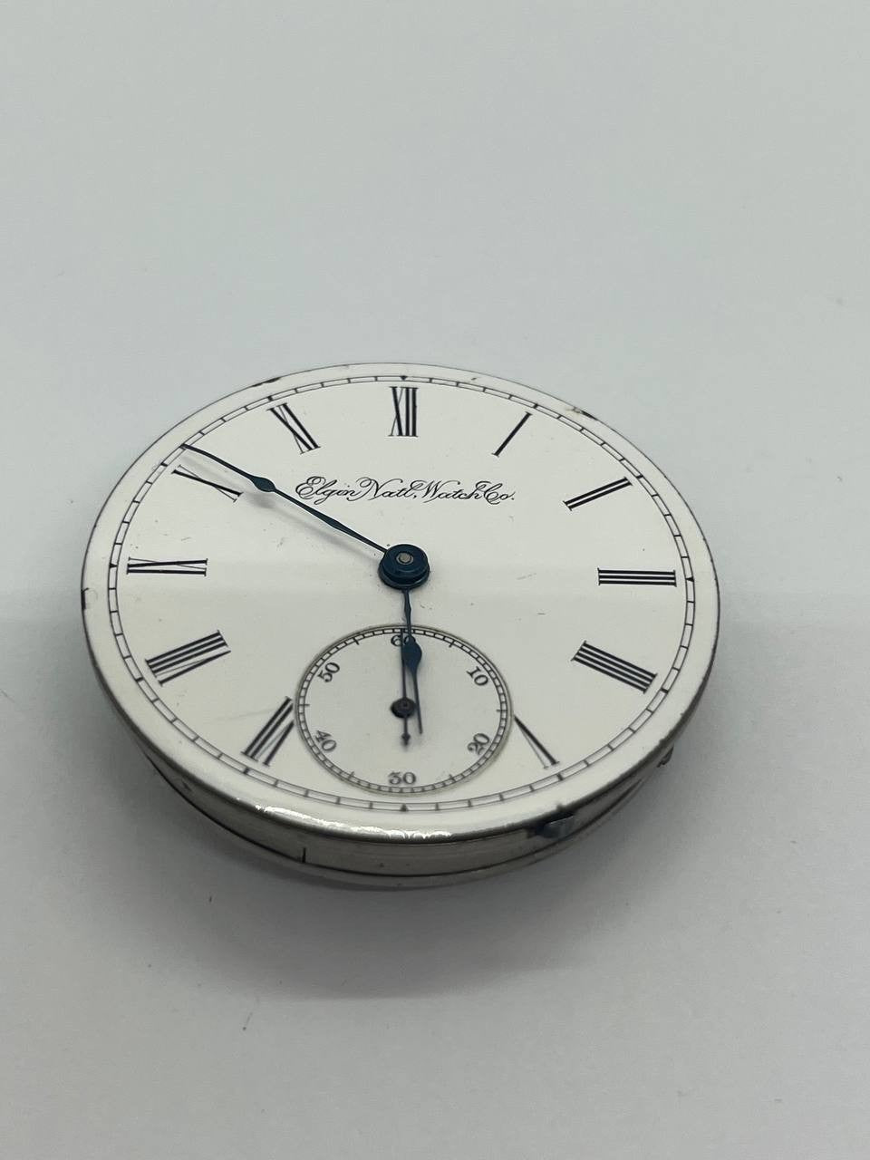 Elgin pocket watch movement 18s