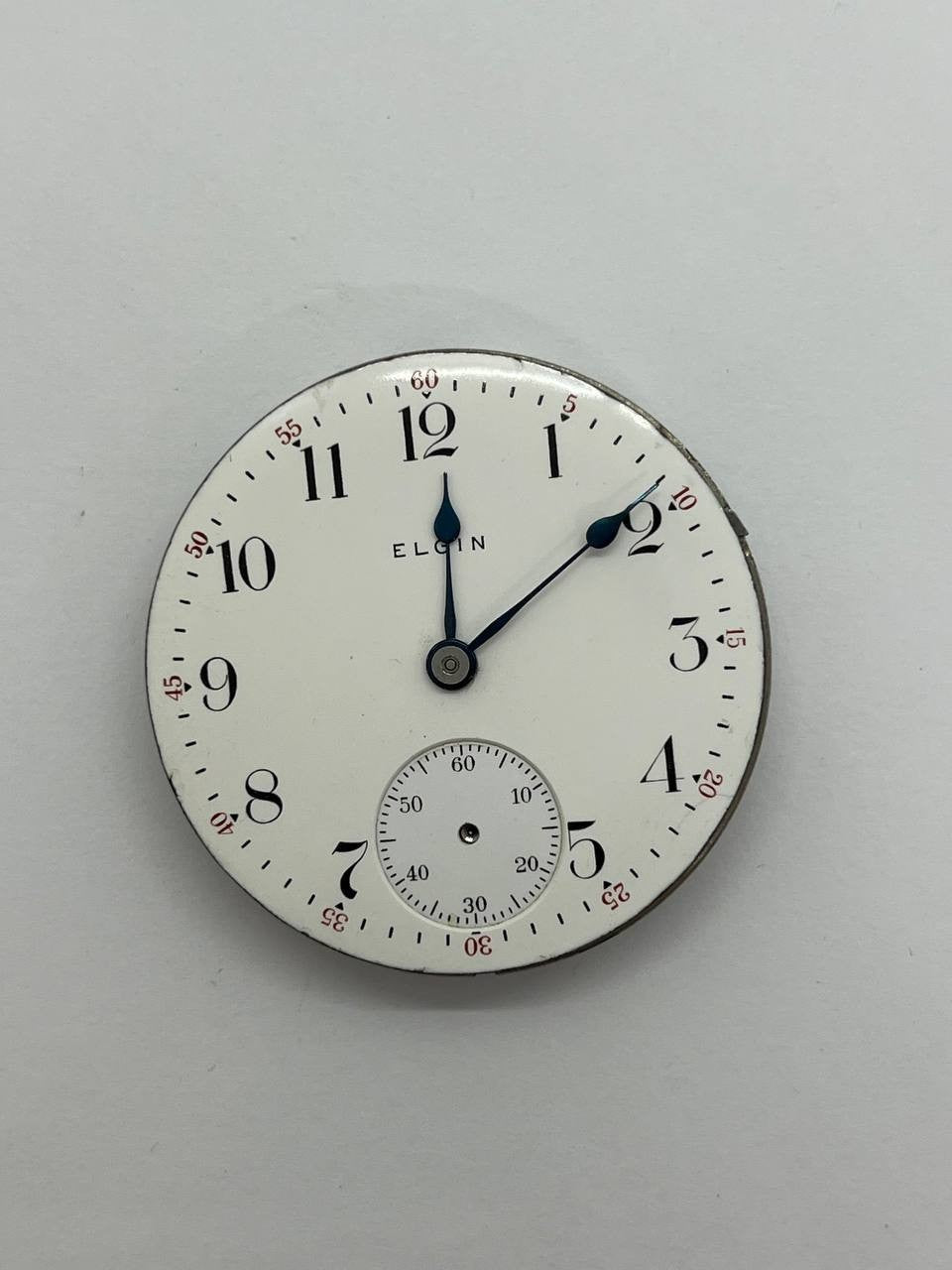 Elgin pocket watch movement 18s
