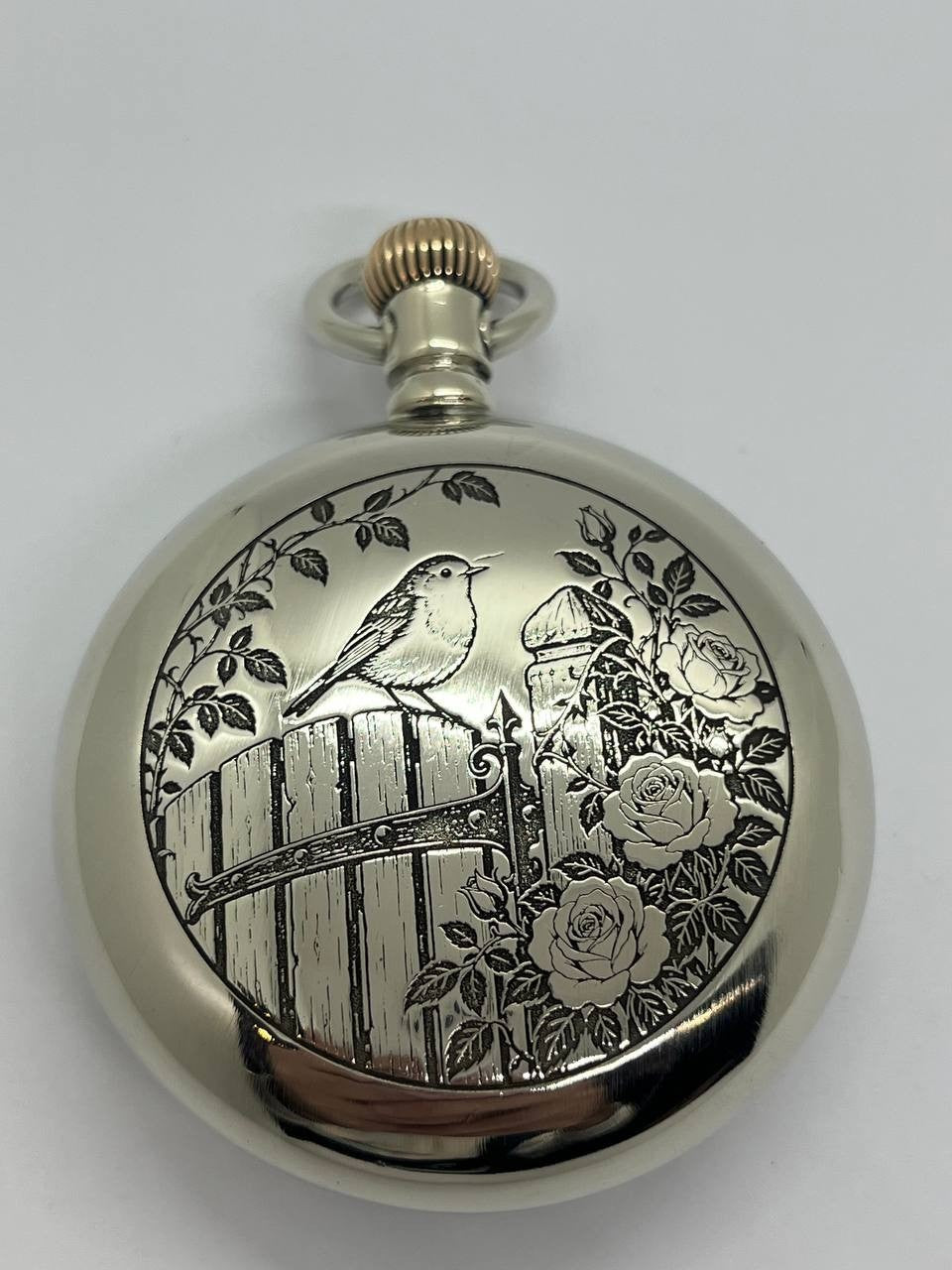 engraved pocket watch case 18s