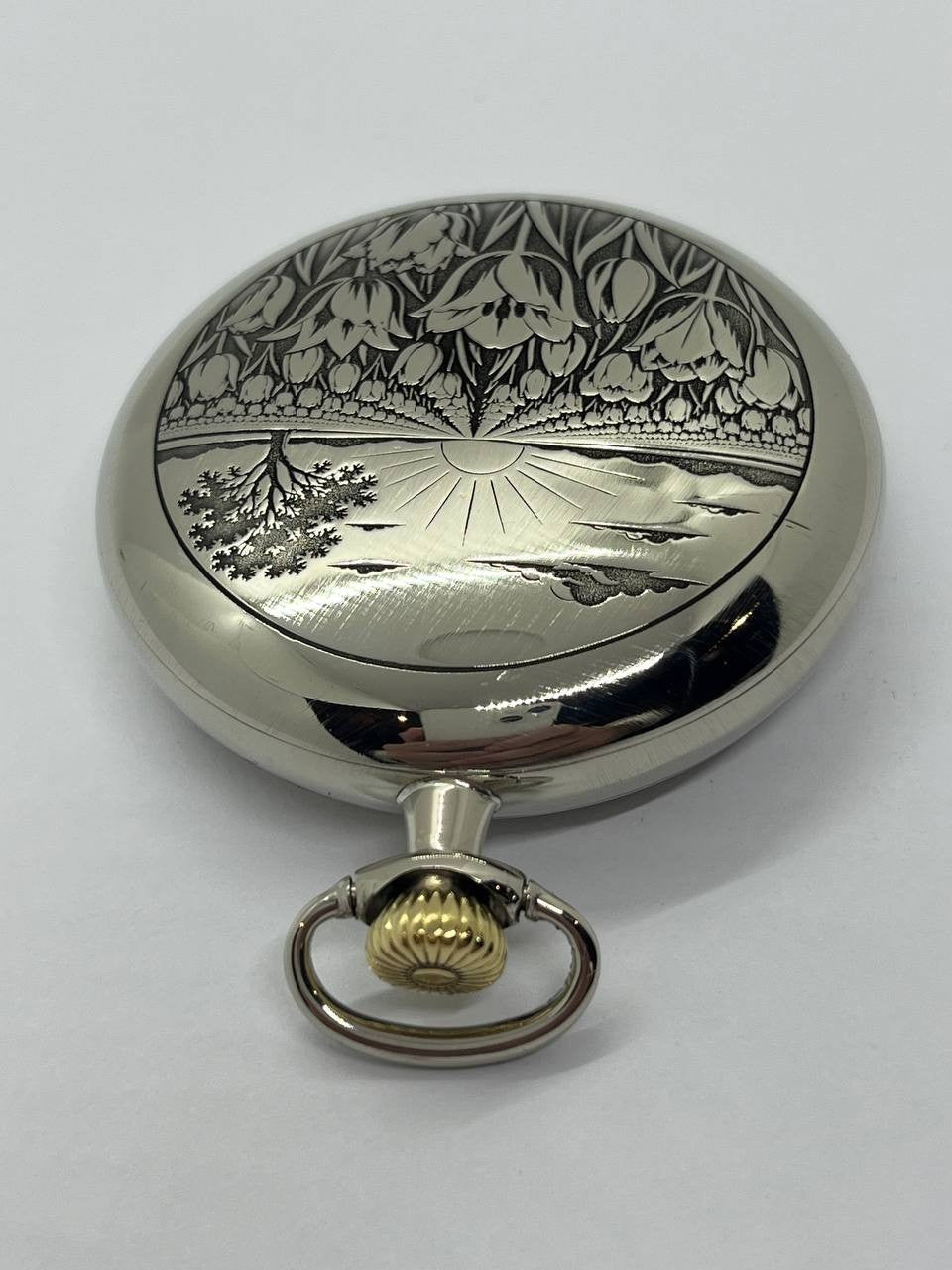 engraved pocket watch case 18s