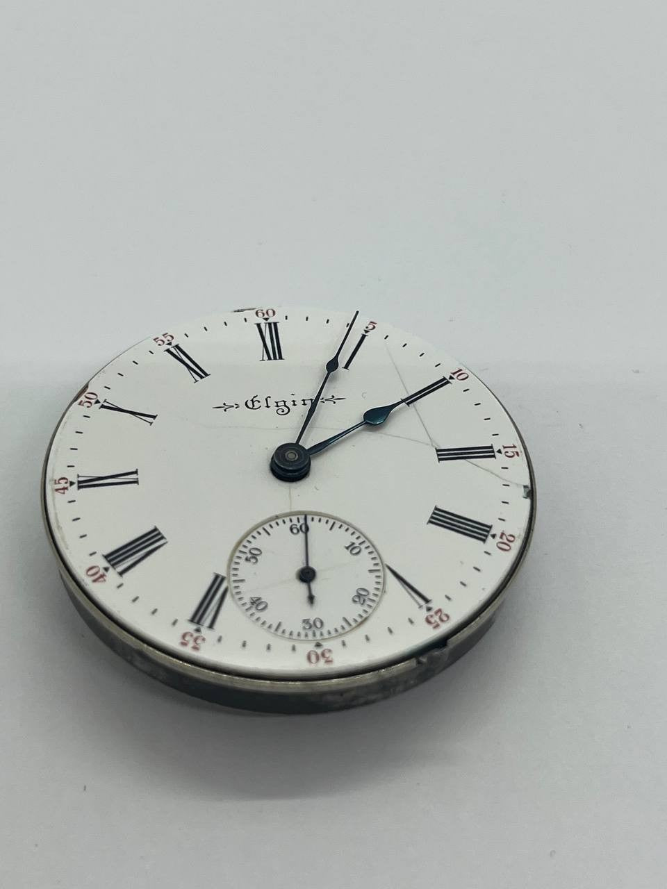 Elgin pocket watch movement 18s
