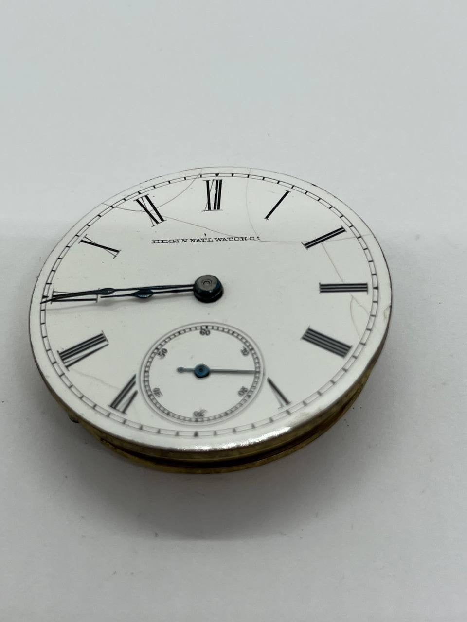 Elgin pocket watch movement 18s