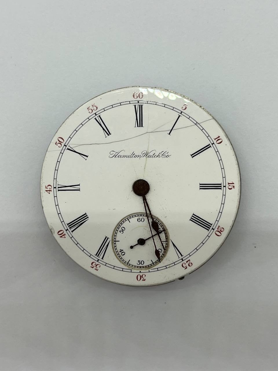 Hamilton pocket watch movement 18s