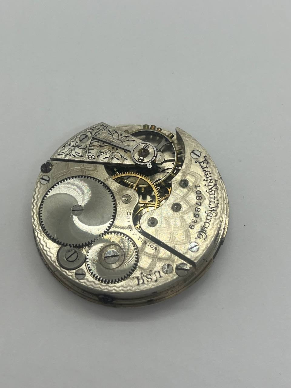 Elgin pocket watch movement 16s