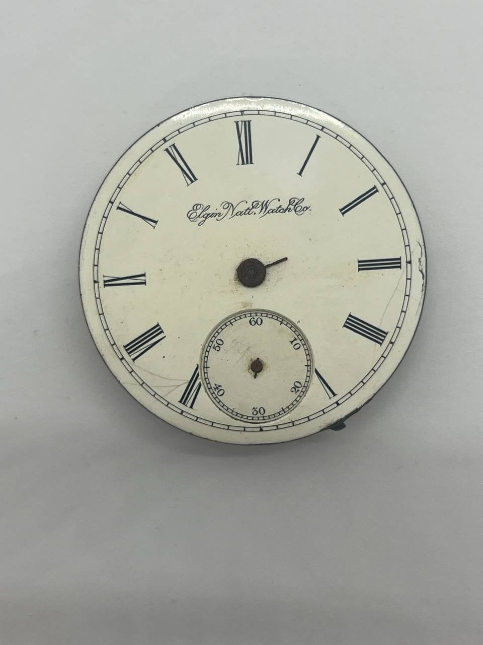 Elgin pocket watch movement 18s