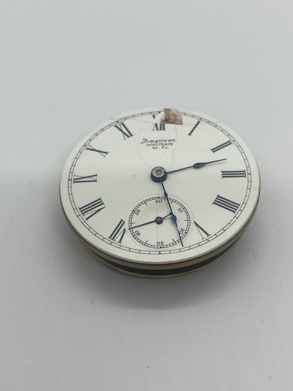 Waltham pocket watch movement 18s