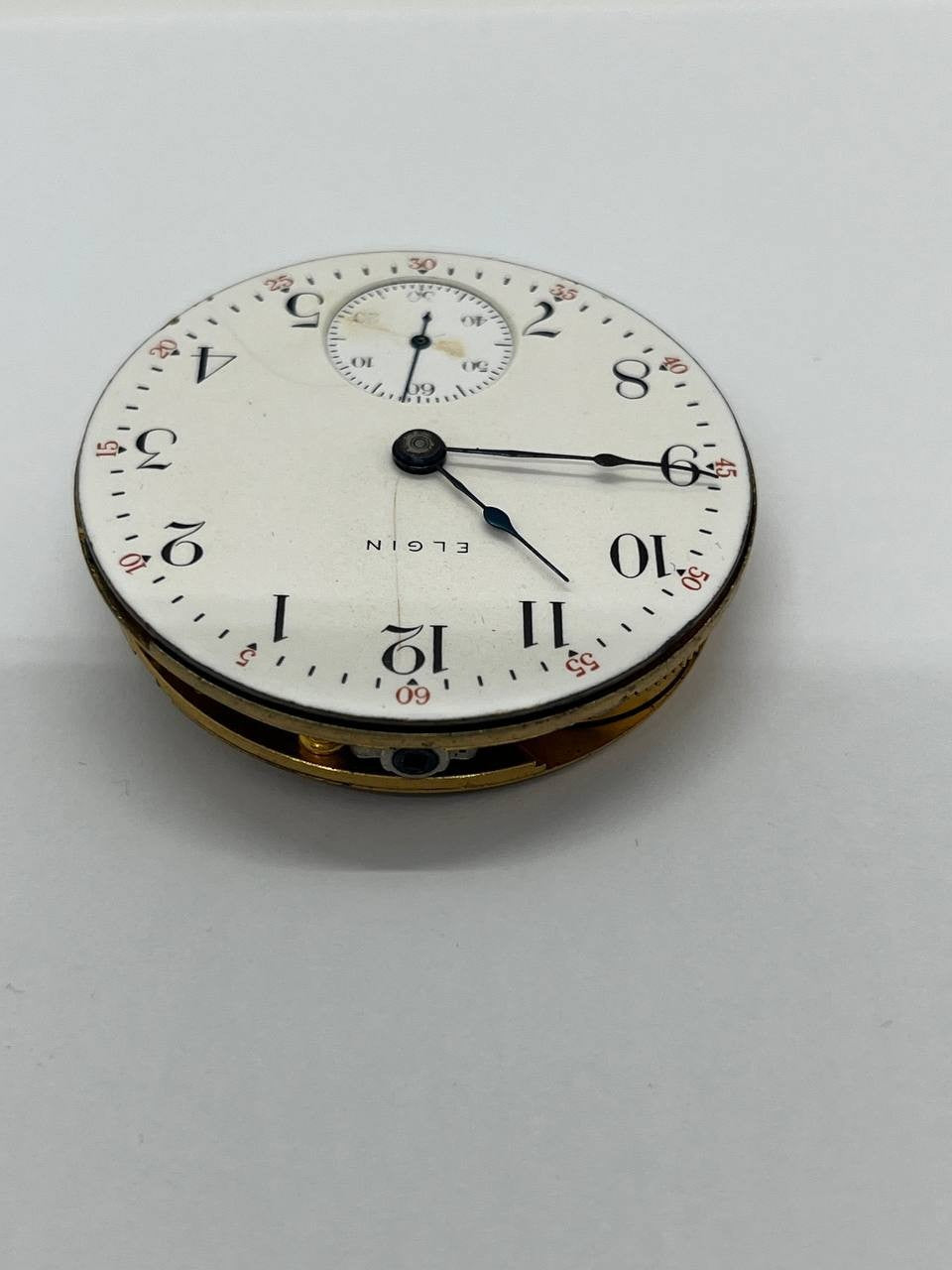 Elgin pocket watch movement 18s