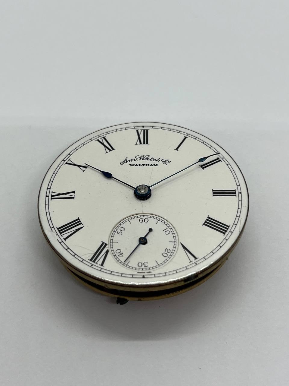 Waltham pocket watch movement 18s