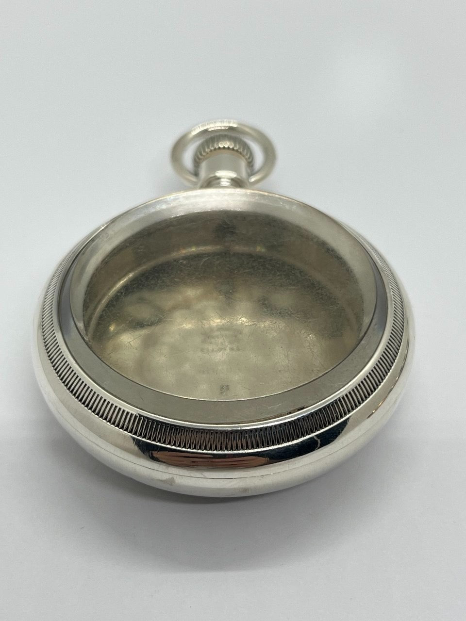 silver filled pocket watch case 18s engraved