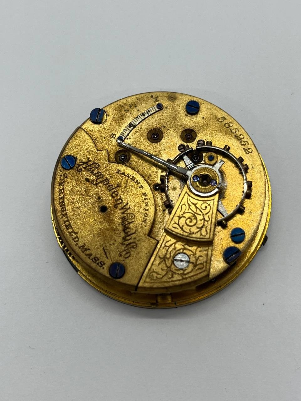 Hampden pocket watch movement 18s