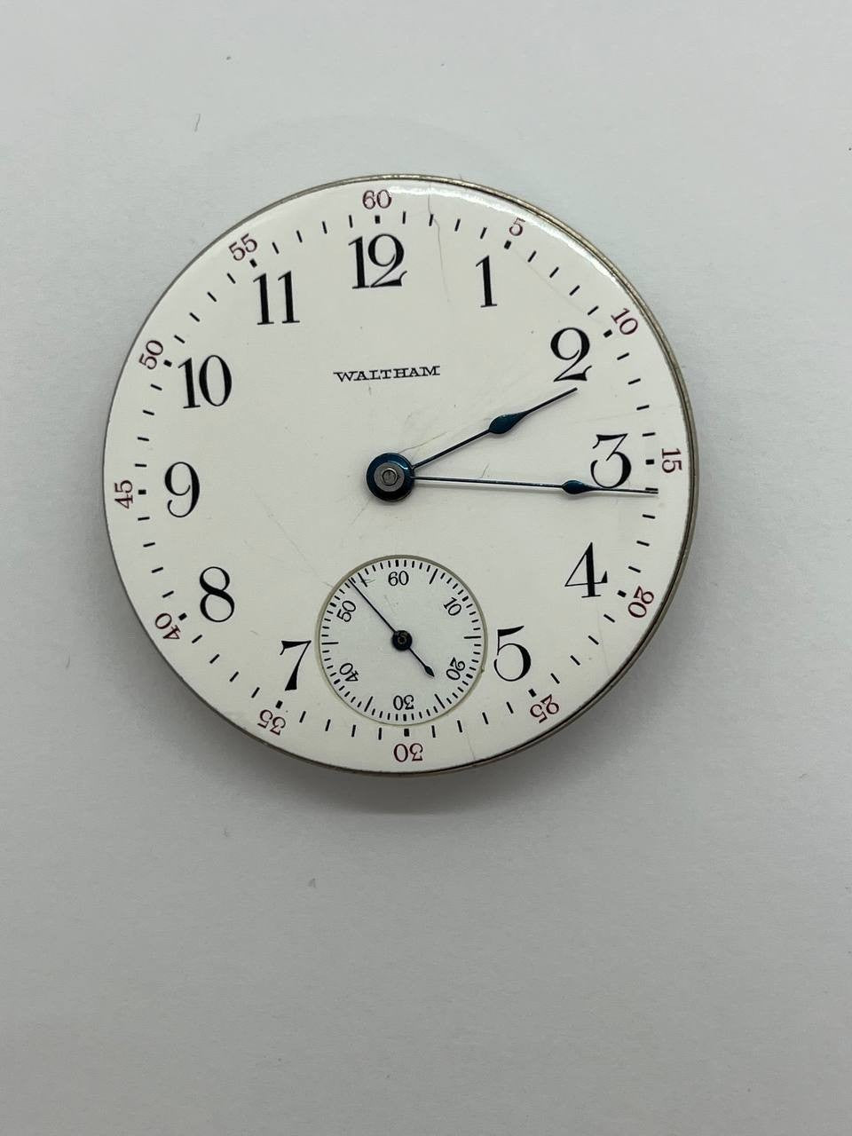 Waltham pocket watch movement 18s
