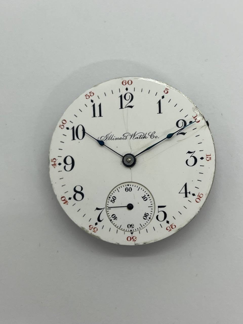 Illinois pocket watch movement 18s
