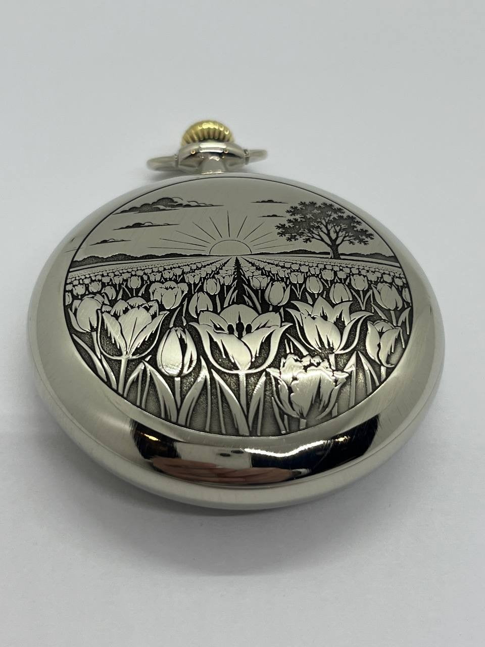 engraved pocket watch case 18s