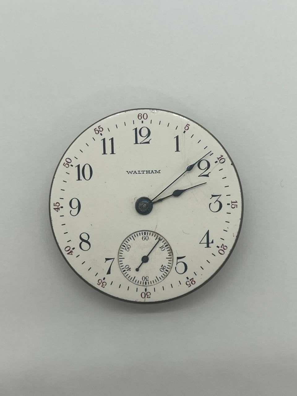 Waltham pocket watch movement 18s