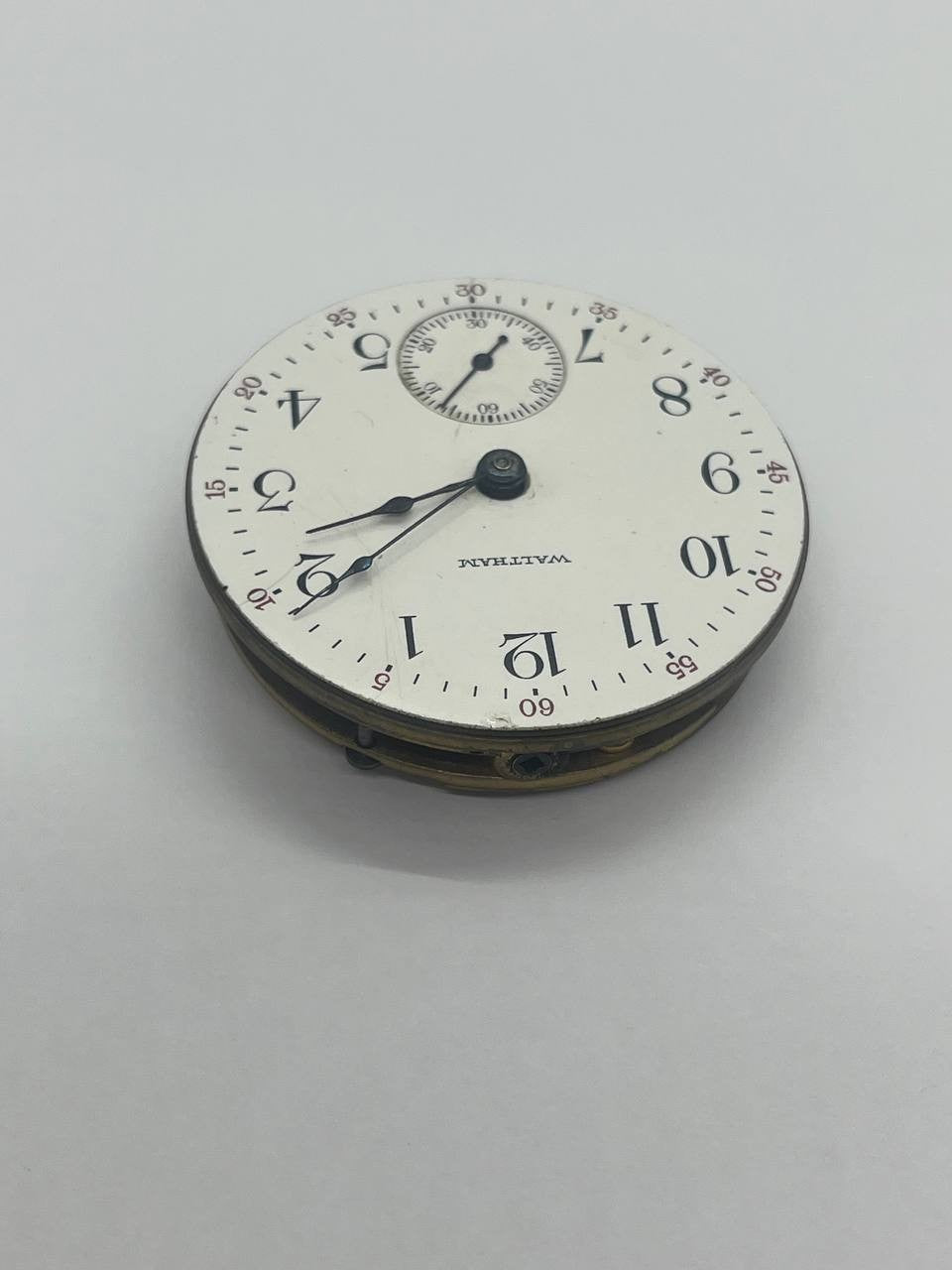 Waltham pocket watch movement 18s