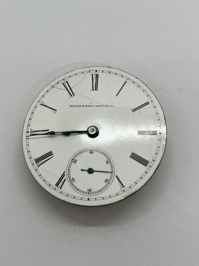 Elgin pocket watch movement 18s