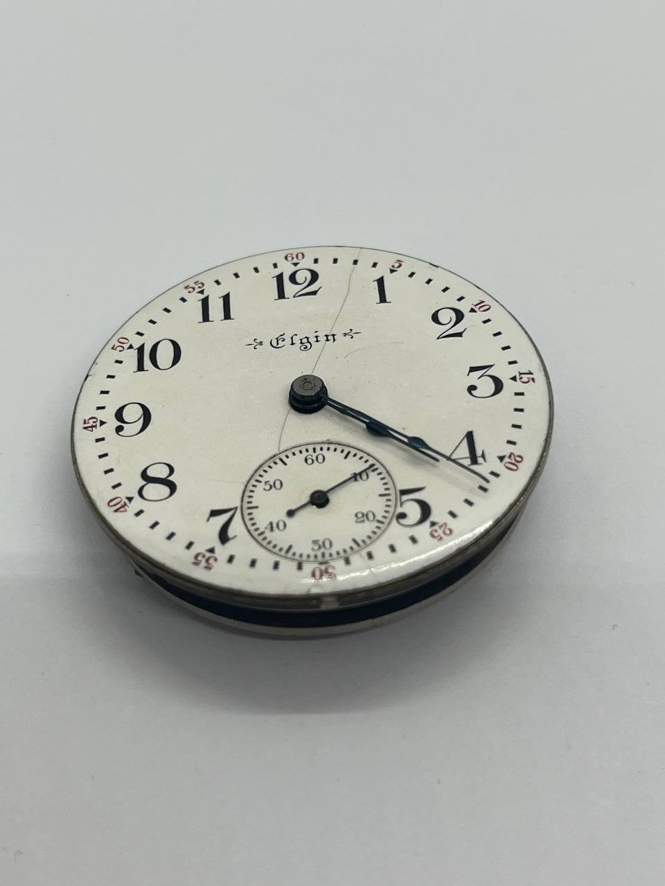 Elgin pocket watch movement 18s