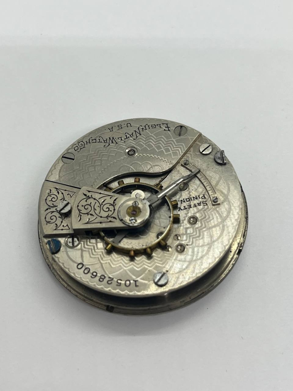Elgin pocket watch movement 18s