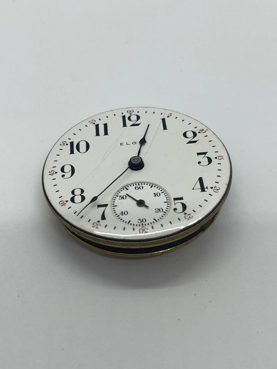 Elgin pocket watch movement 18s