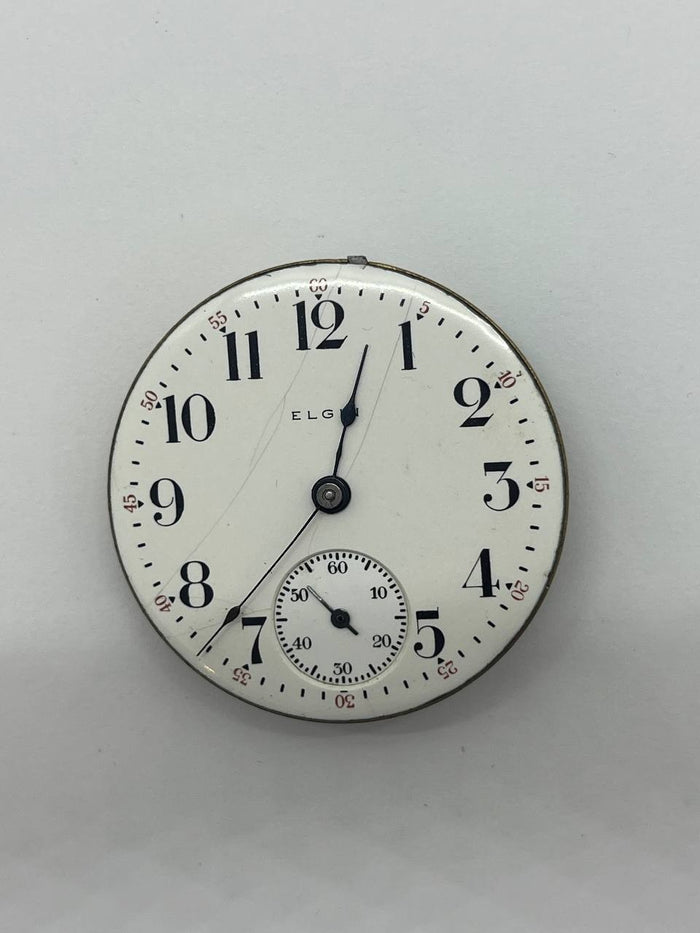 Elgin pocket watch movement 18s