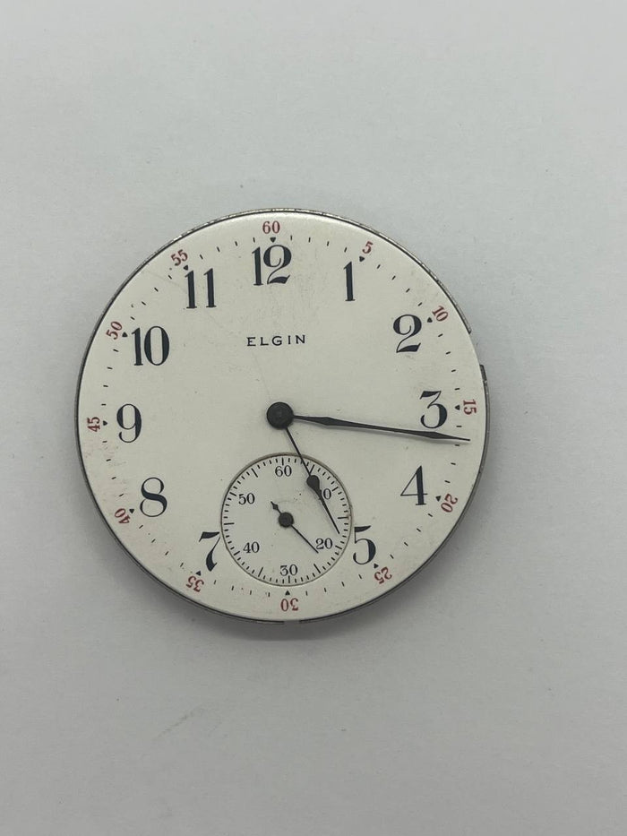 Elgin pocket watch movement 16s