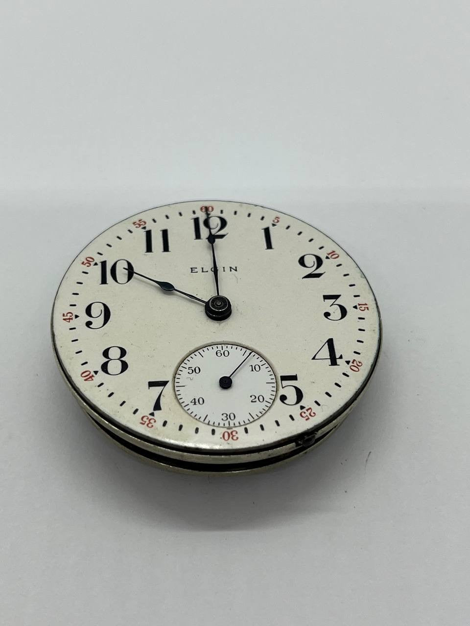 Elgin pocket watch movement 18s