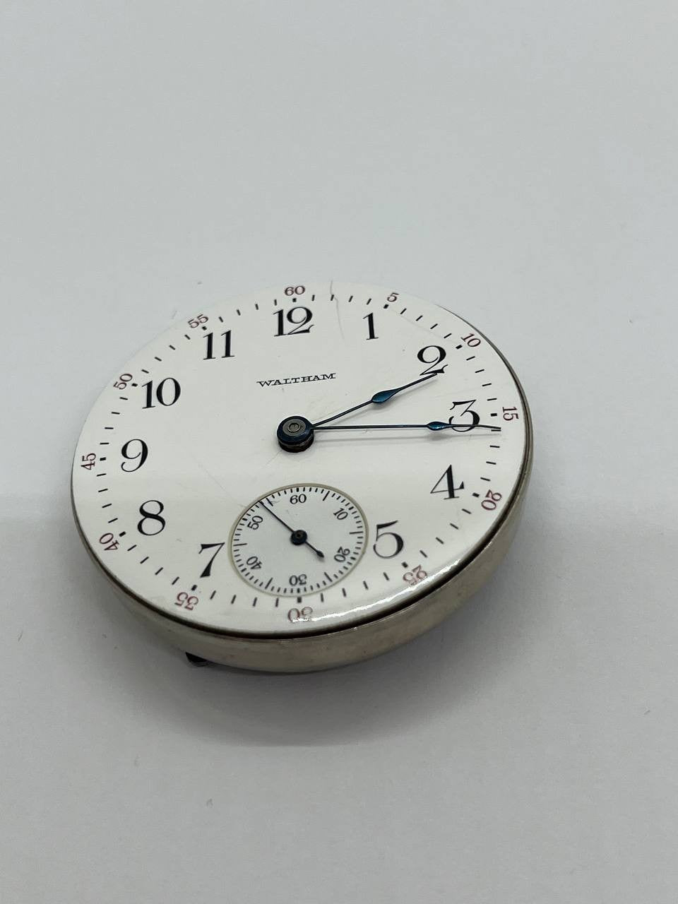 Waltham pocket watch movement 18s